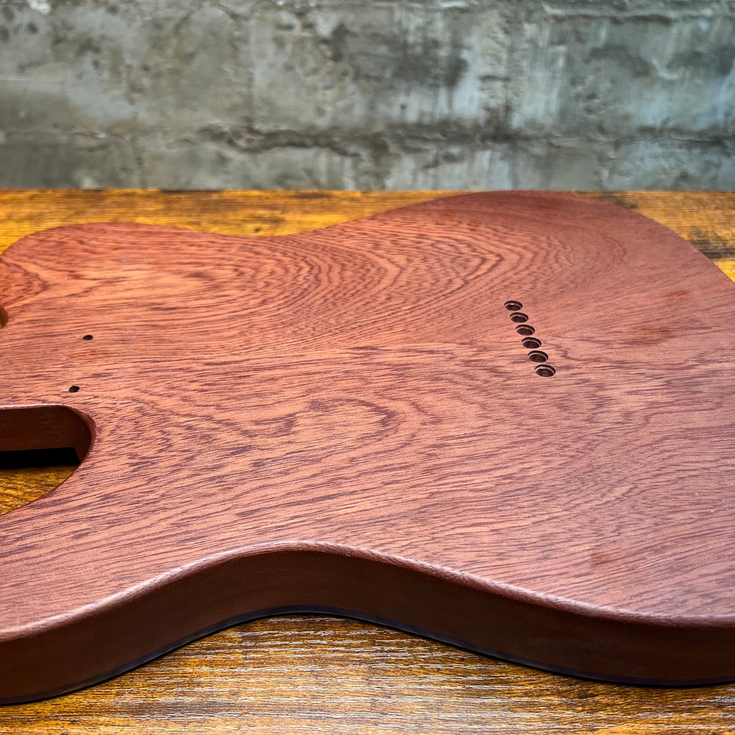 Warmtone CG Burl Epoxy Resin Tele Body “Galactic River”