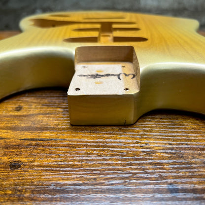 Warmtone CG 1 Piece Alder Strat Guitar Body “Desert Sand”