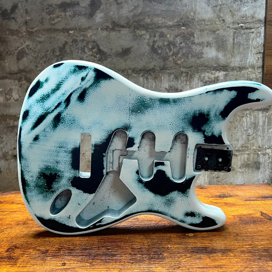 Warmtone Custom Guitars Strat Guitar Body “Jaguar Relic” Nitro