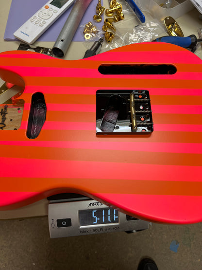 Warmtone Custom Guitars Tele Style Guitar Body “Referee”