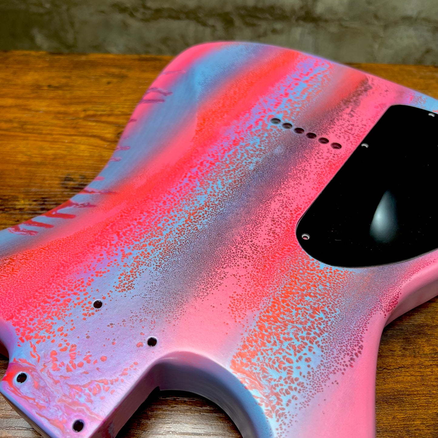 Warmtone Custom Guitars Strat Guitar Body 1 PC Alder “Fish”