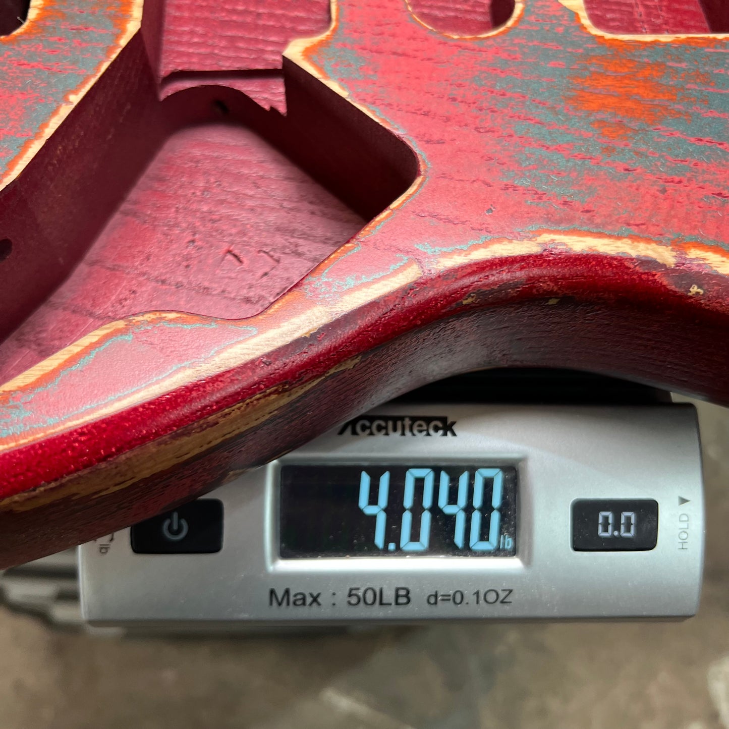 Warmtone CG HSH Strat Style Guitar Body Relic "Knight” Nitro 4.0lbs