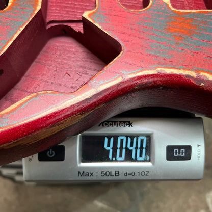 Warmtone CG HSH Strat Style Guitar Body Relic "Knight” Nitro 4.0lbs
