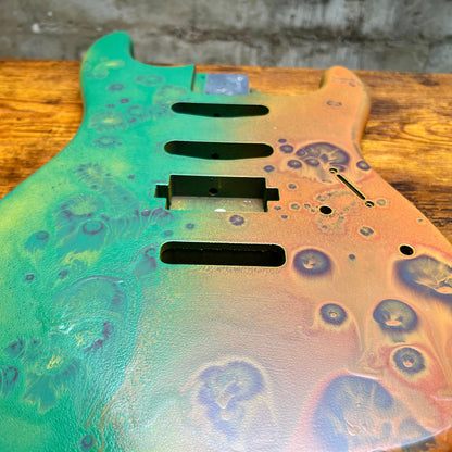 Warmtone Custom Guitars Strat Style Guitar Body “Growths” 4.6 lbs