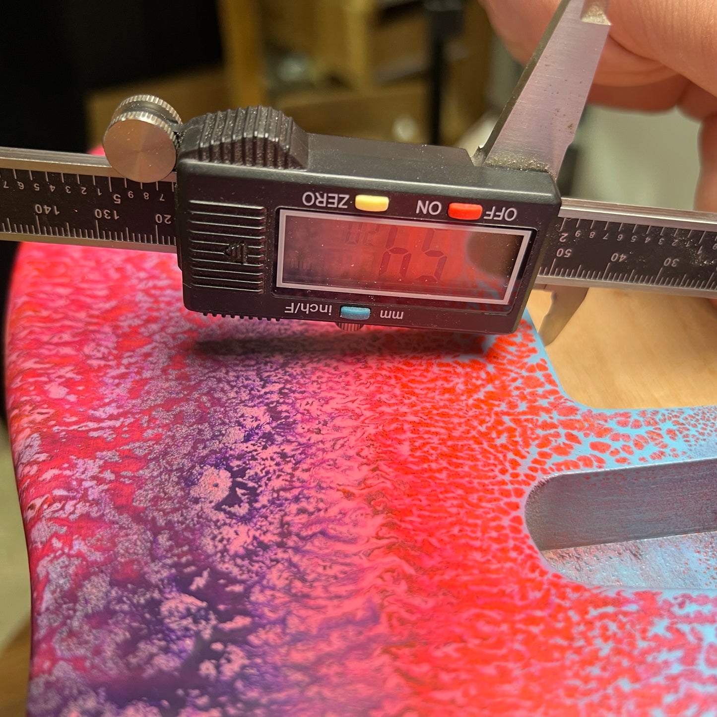 Warmtone Custom Guitars Strat Guitar Body 1 PC Alder “Fish”