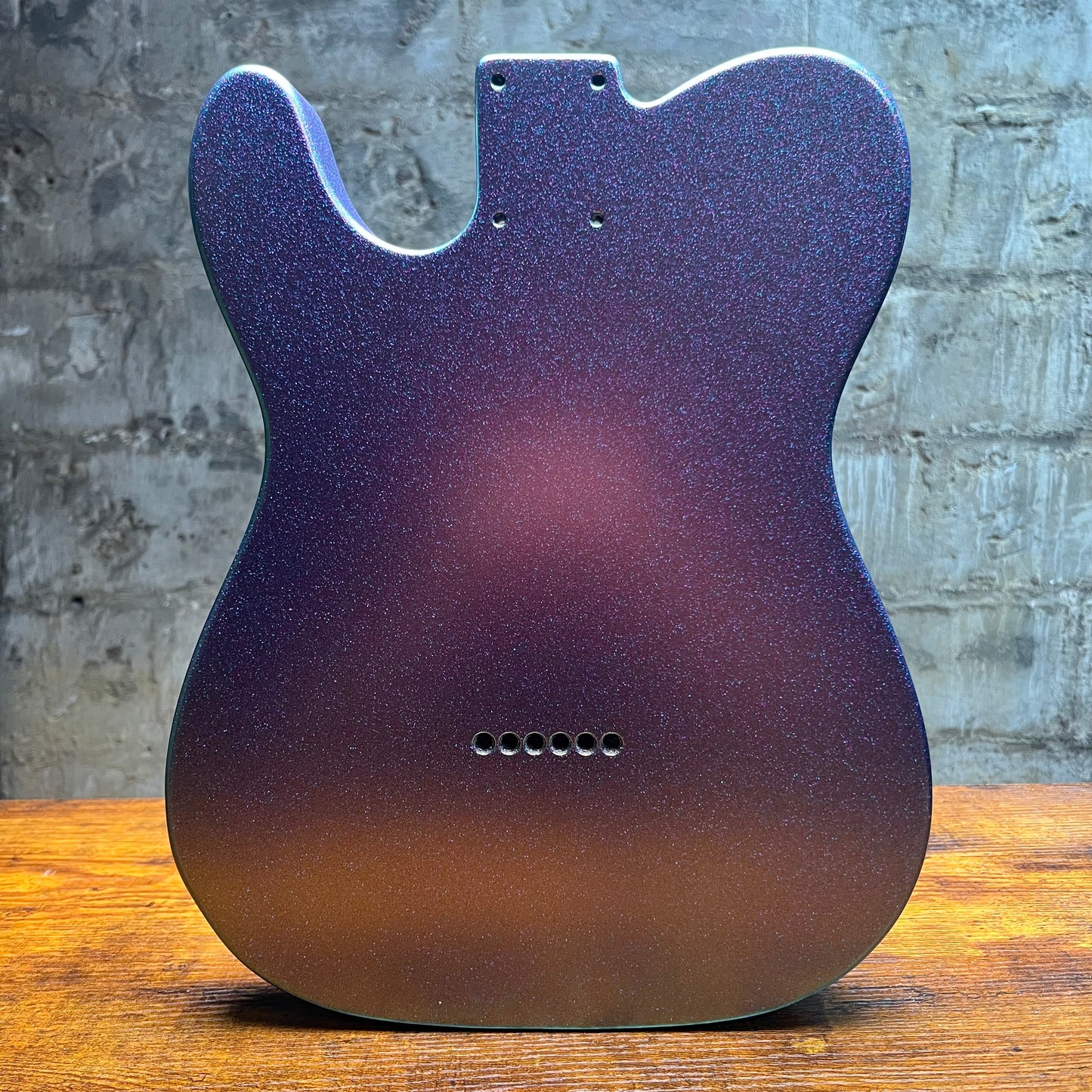 Warmtone CG COLORSHIFT Alder Tele Guitar Body "Blueberry Shift" 5.10lbs
