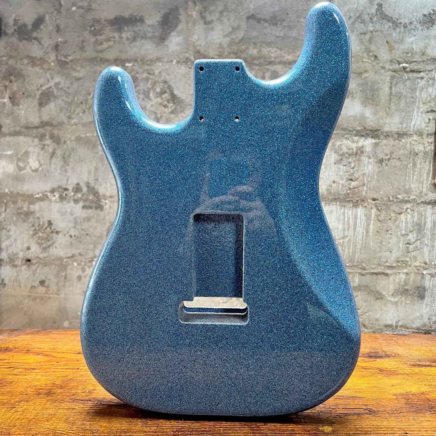 Warmtone Custom Guitars SSS Strat Guitar Body “Snow Blue”