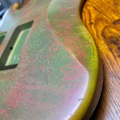 Warmtone CG Hss Strat Style Guitar Body Relic "Green Patina” Nitro 4.4lbs