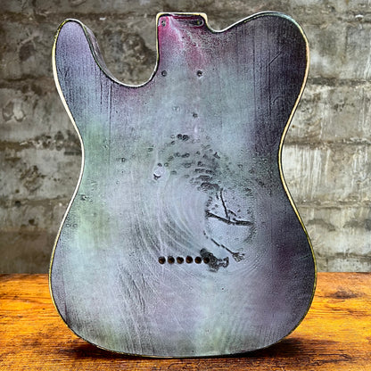 Warmtone Custom Guitars Relic HS Tele Style Guitar Body “Hulk” Nitro