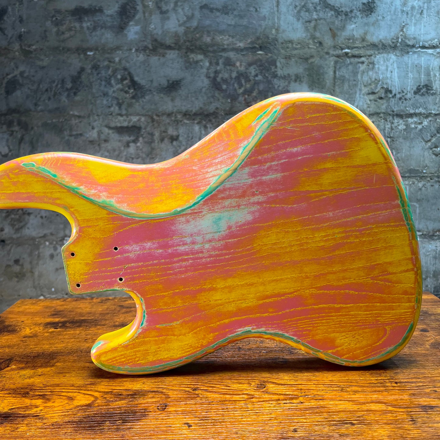 Warmoth J Bass Replacement Body Custom Paint Job Swamp Ash