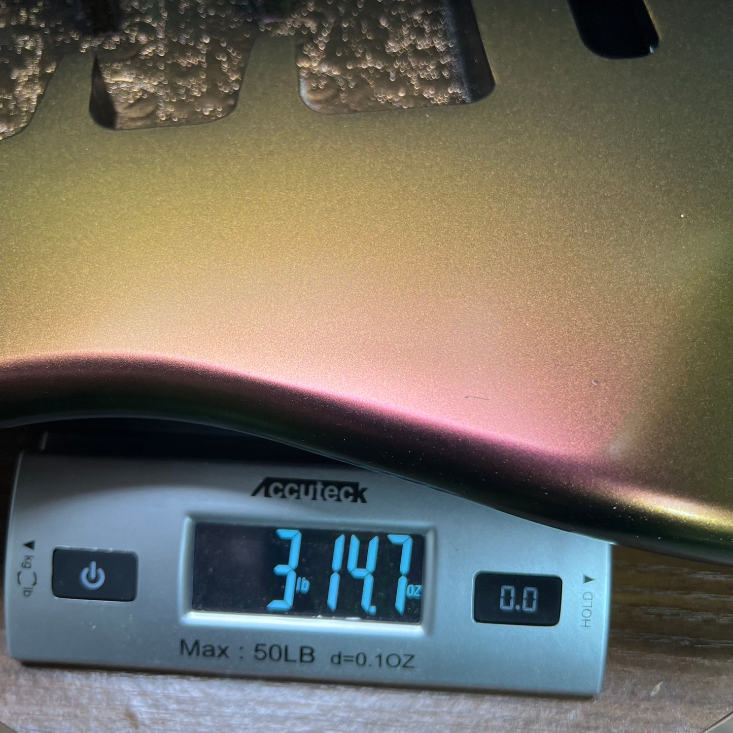 Warmtone Custom Guitars Strat Guitar Body “Green Mauve Gold Color Shift”