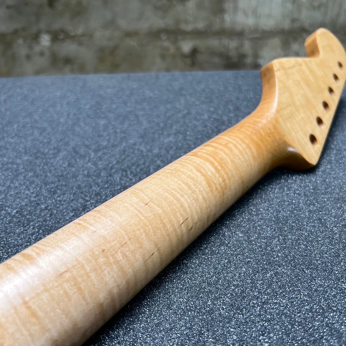 Flamed Maple St Style Neck  Ebony 9.5 Radius #40