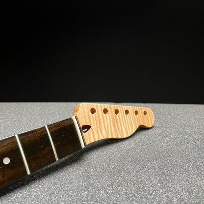 Flamed Maple Tele Style Neck /Ebony Stainless Frets #38