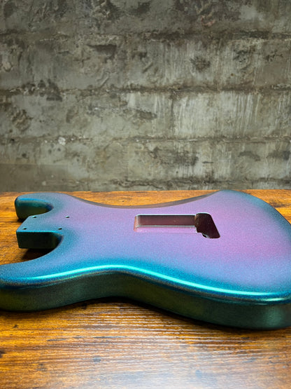 Warmtone Custom Guitars Strat Style Guitar Body “Holo Burst” 5.5 lbs