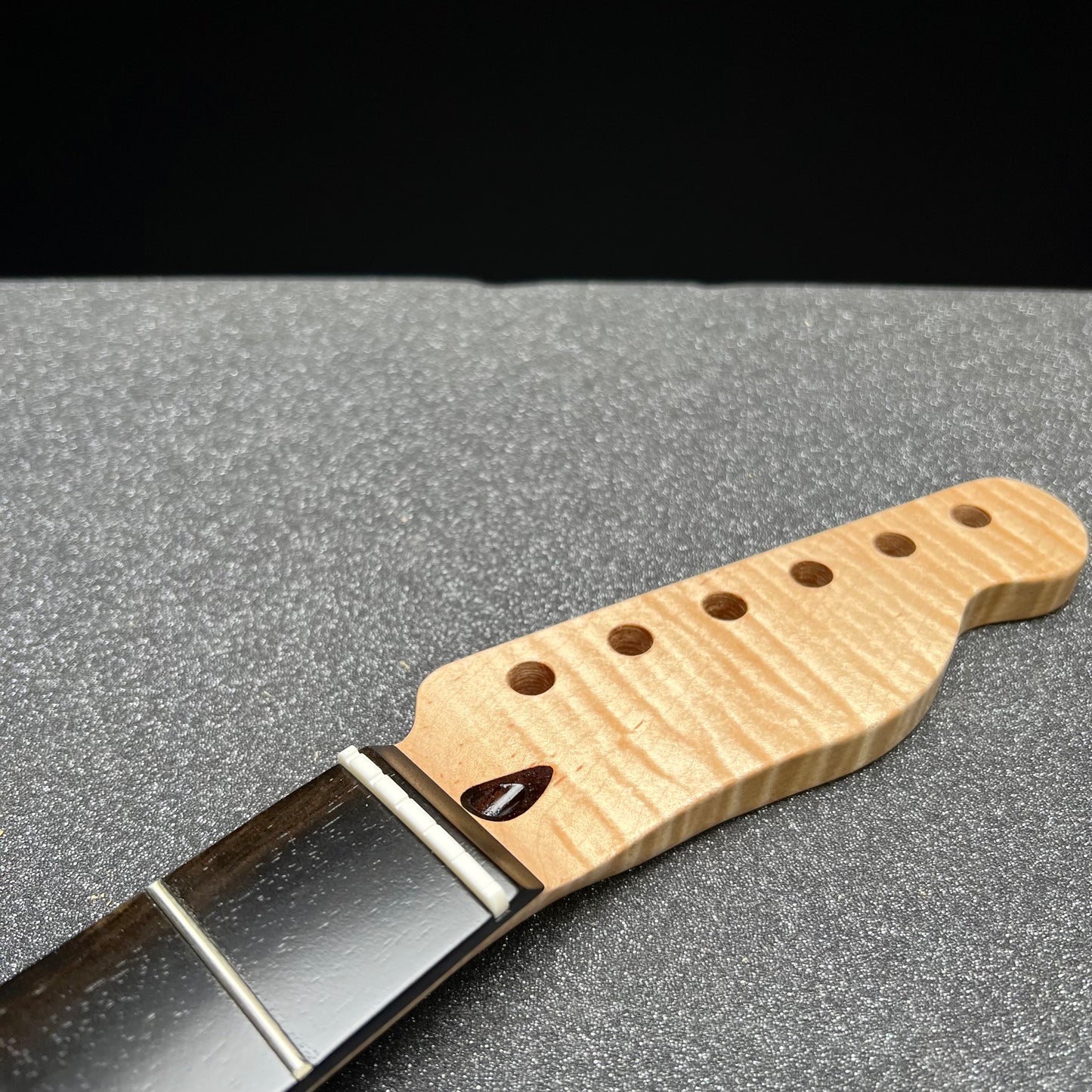 Flamed Maple Tele Style Neck /Ebony Stainless Frets #38
