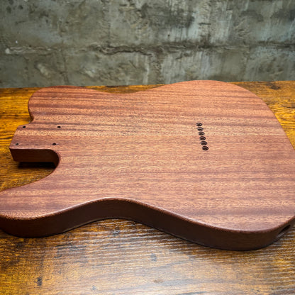 Warmtone Custom Guitars Burl Epoxy Resin Tele Body “Redd”#239