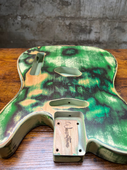 Warmtone CG Relic Tele Style Guitar Body “Luxury Relic ” Nitro