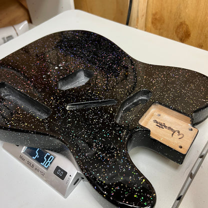 Warmtone Custom Guitars Holographic Tele Style Guitar Body