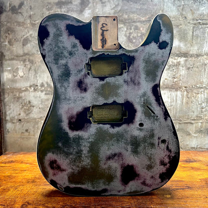 Warmtone CG Relic HH Tele Guitar Body “Spooky House” Nitro/Binding