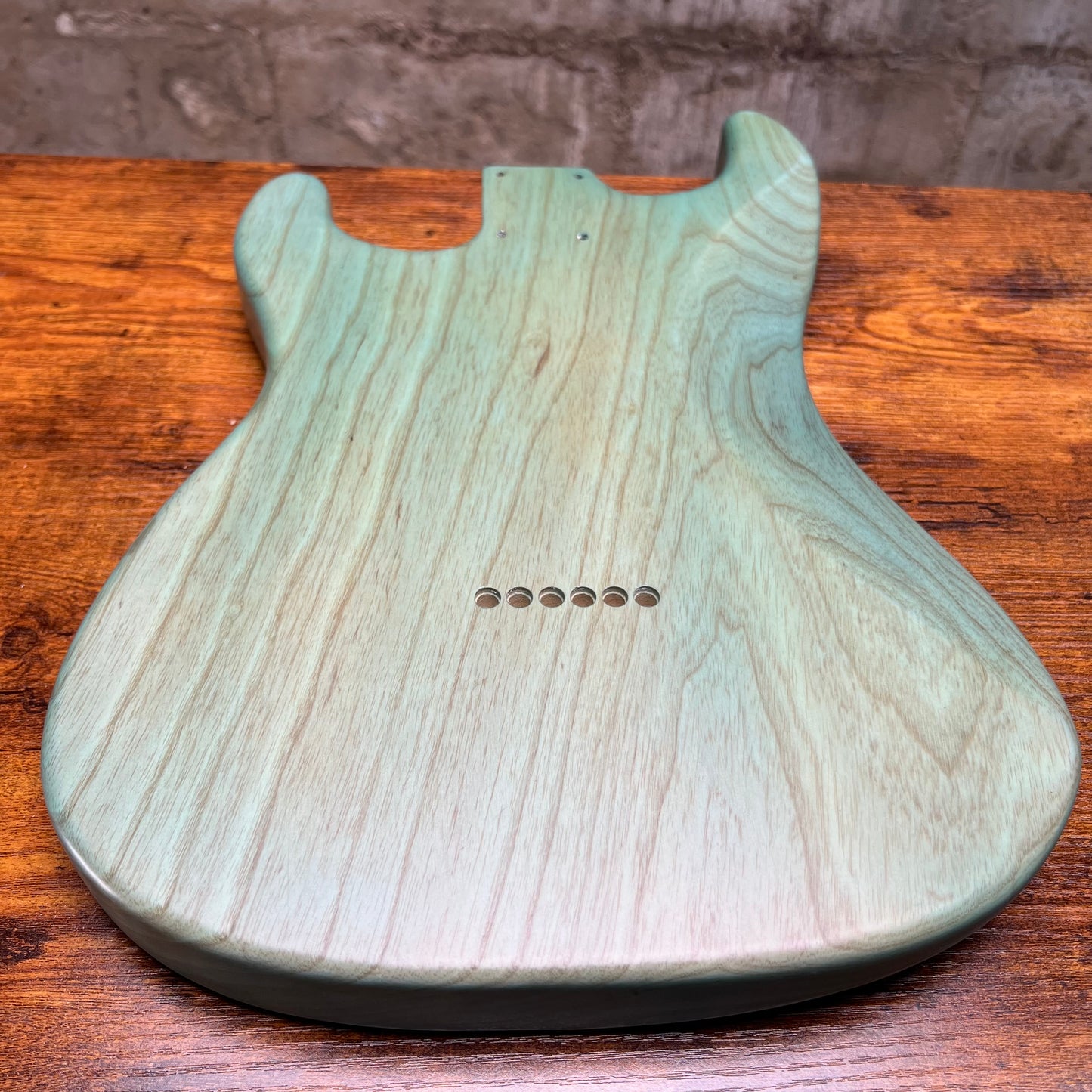 Warmtone CG St Style Guitar Body 1 Piece Swamp Ash “Turquoise” 4lbs B-Stock