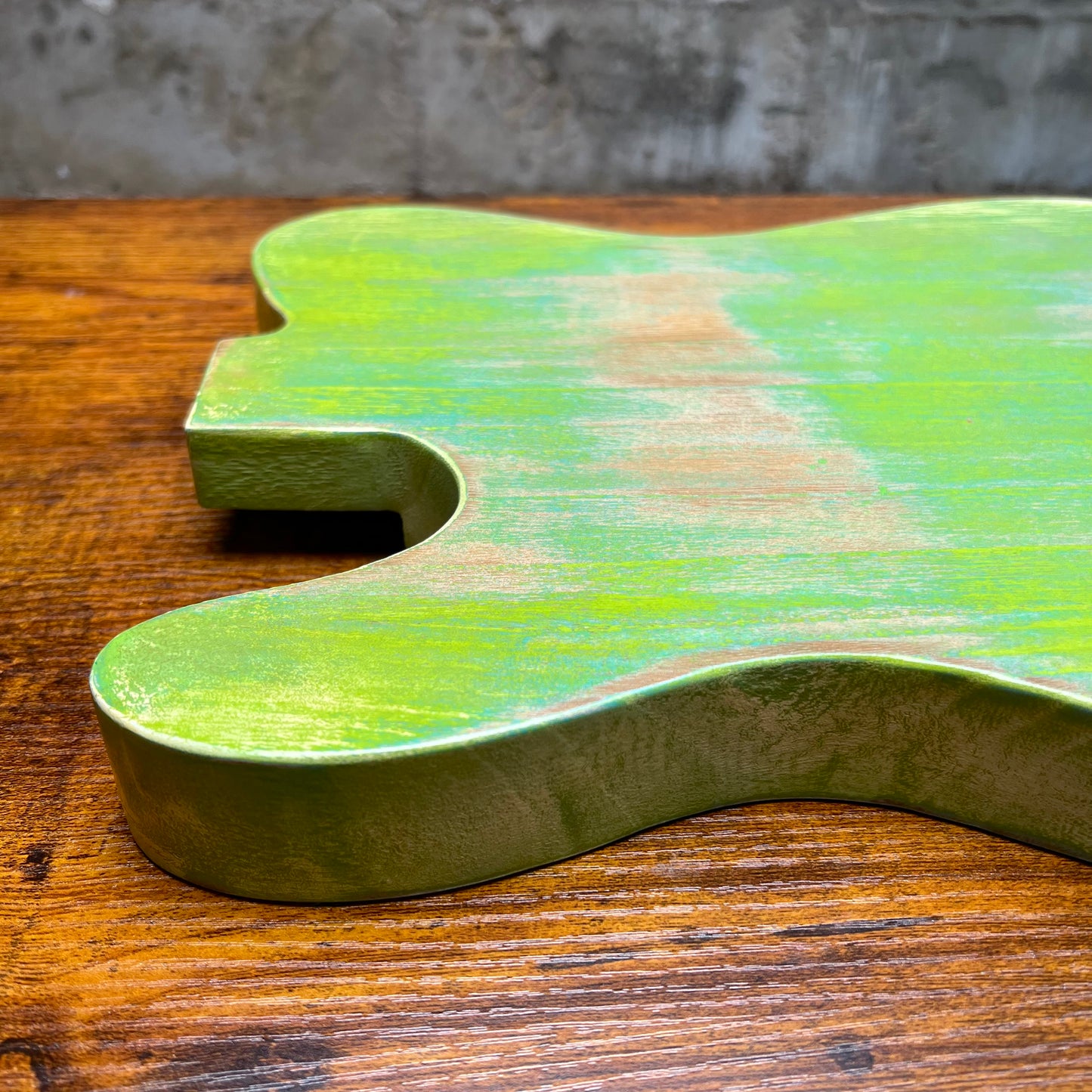 Warmtone CG Relic Tele Guitar “Satin Apple” Nitro 2.3lbs