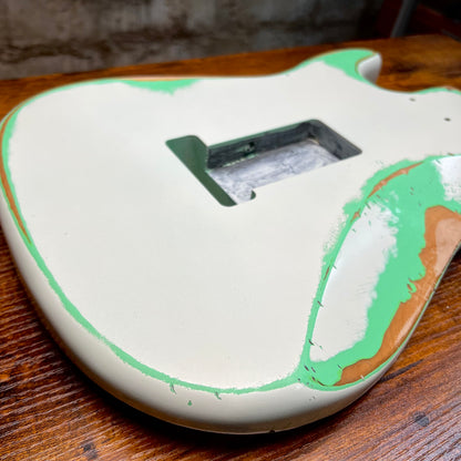 Warmtone Custom Guitars Strat Guitar Body “Design Relic” Nitro