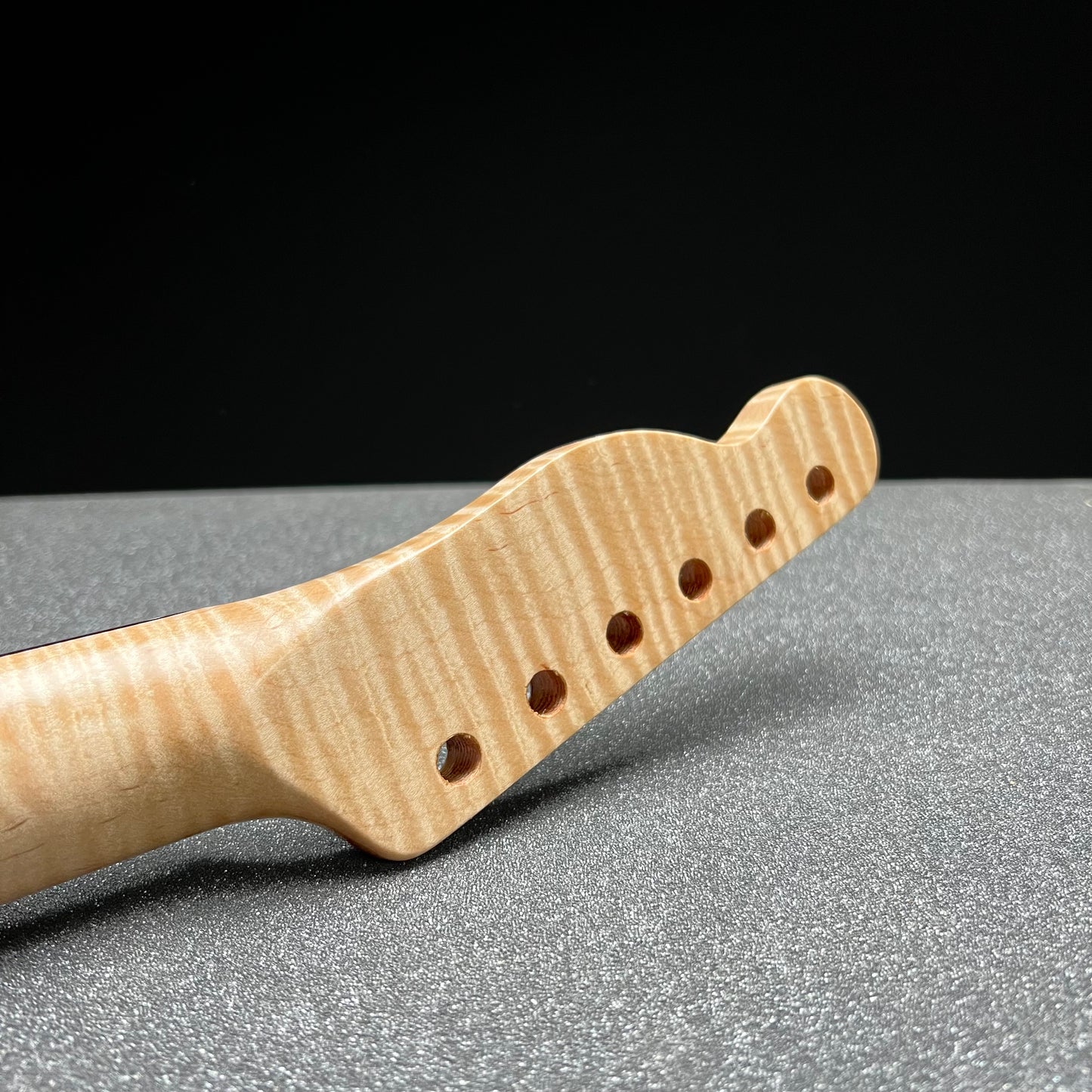 Flamed Maple Tele Style Neck /Ebony Stainless Frets #38