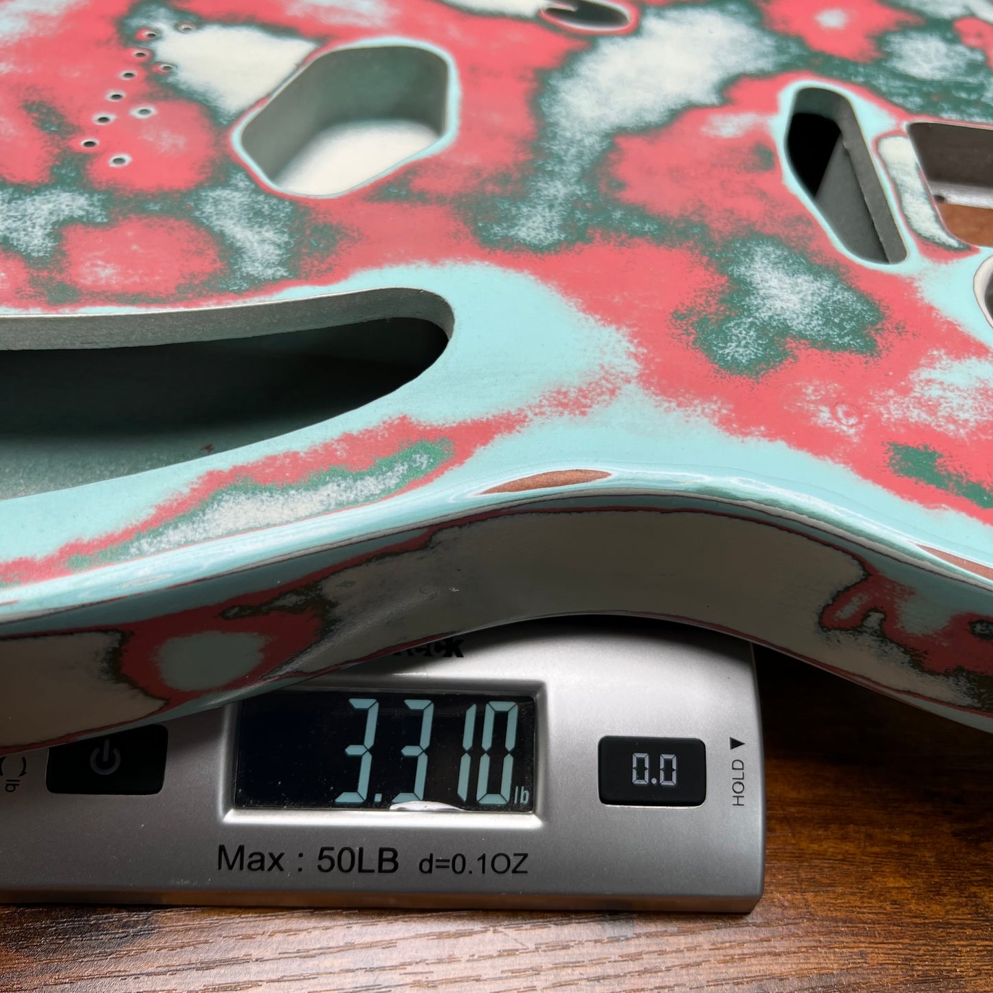 Warmtone CG Relic Thinline Tele Style Guitar Body “Vomit” Nitro