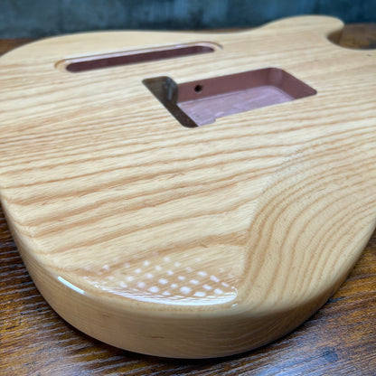 Warmtone CG Burl Telecaster Guitar Body "Leopard” P90