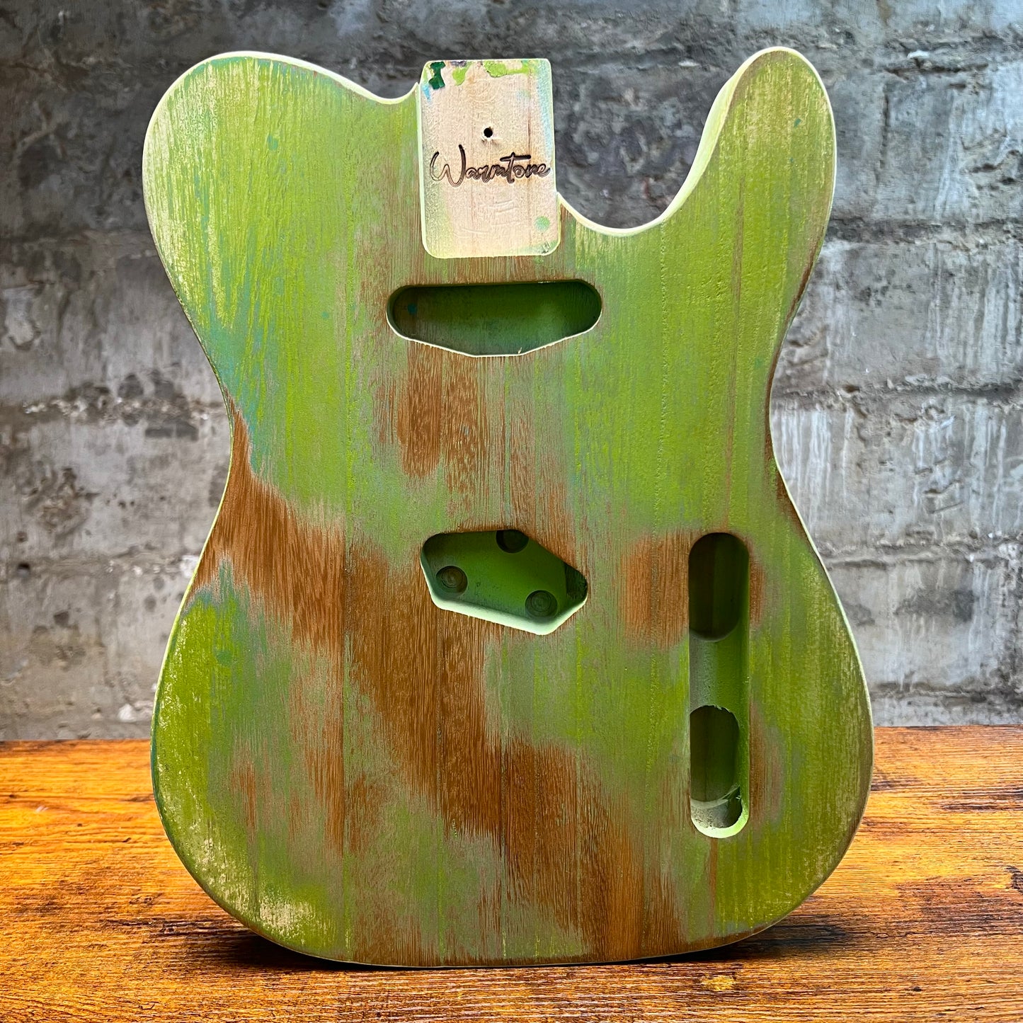 Warmtone CG Relic Tele Guitar “Satin Apple” Nitro 2.3lbs