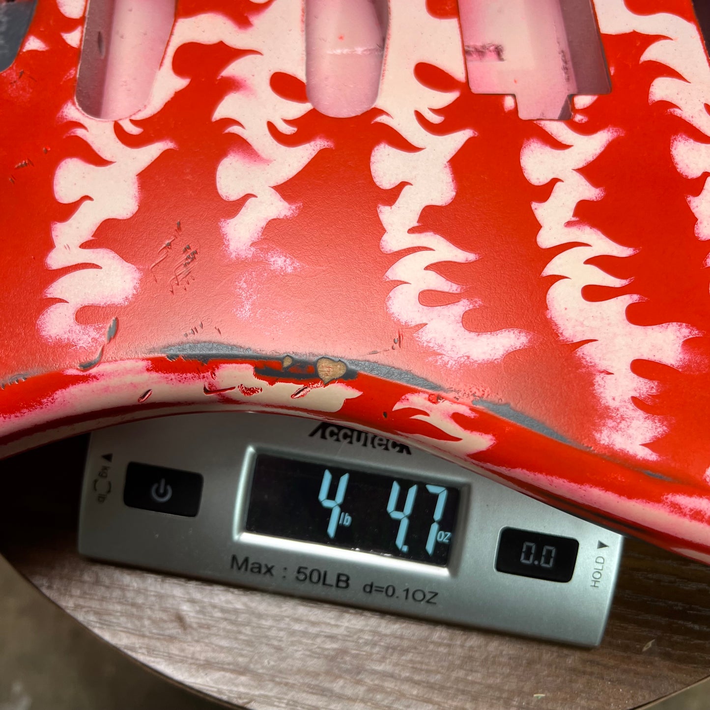 Warmtone Custom Guitars Strat Guitar Body Relic "Hot Flames”Nitro