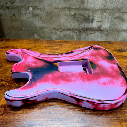 Warmtone Custom Guitars Strat Guitar Body Relic "Purple Madness”