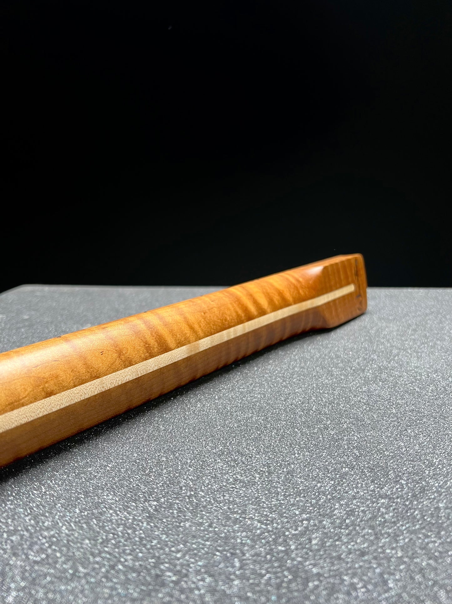 5a Roasted Flamed Maple St Style Neck #10 C Shape Satin 9.5 Radius