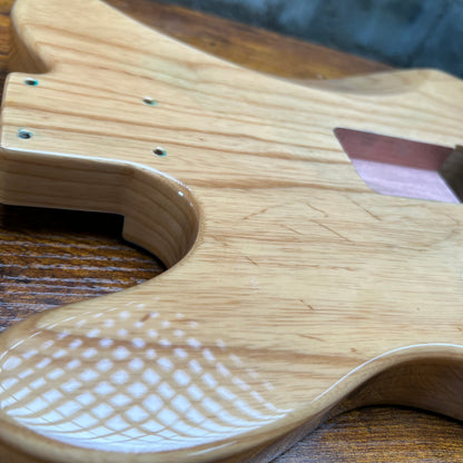 Warmtone CG Burl Telecaster Guitar Body "Dark Leopard” P90 4.8lbs