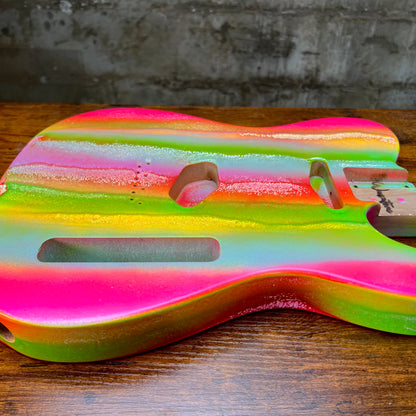 Warmtone Custom Guitars Telecaster Guitar Body "Garden"