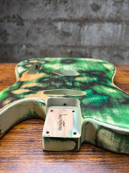 Warmtone CG Relic Tele Style Guitar Body “Luxury Relic ” Nitro
