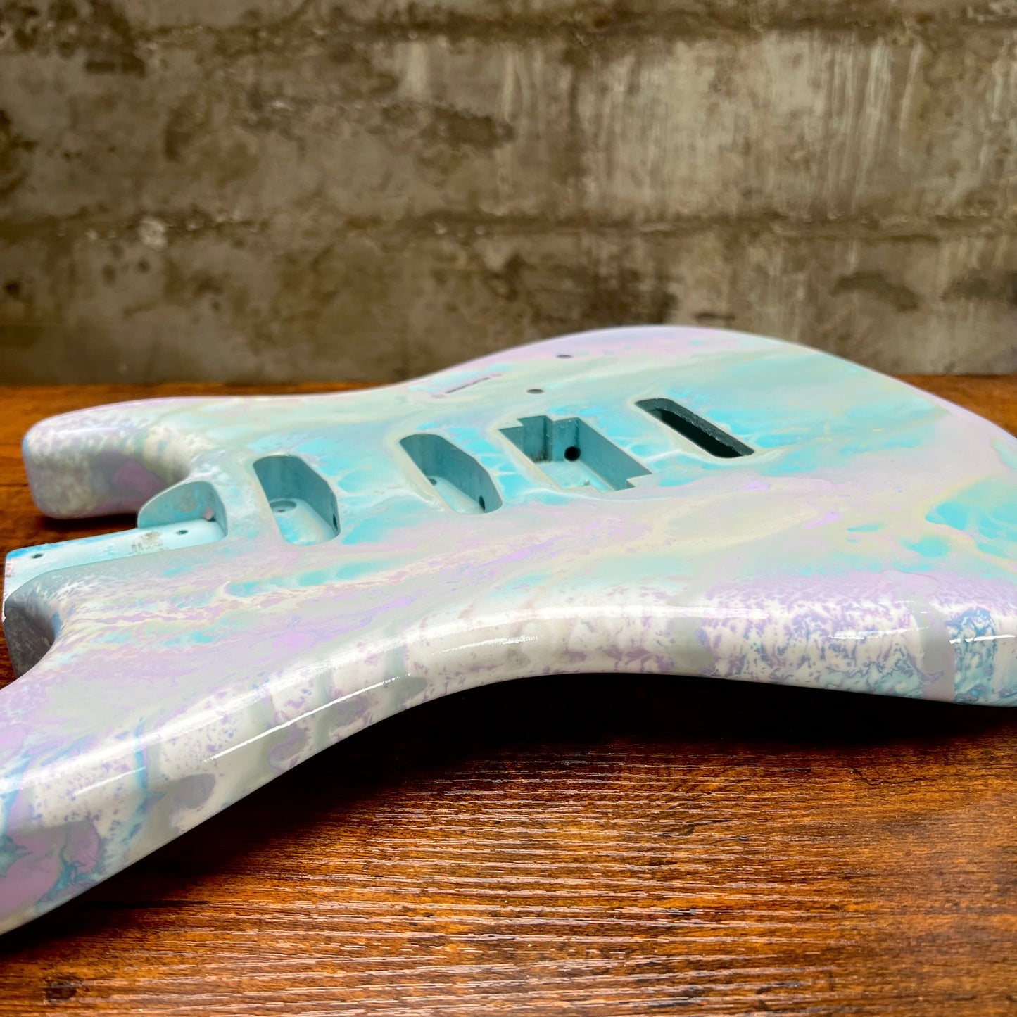 Warmtone Custom Guitars HSS Strat Guitar Body “Swirls”