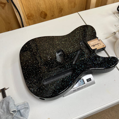 Warmtone Custom Guitars Holographic Tele Style Guitar Body