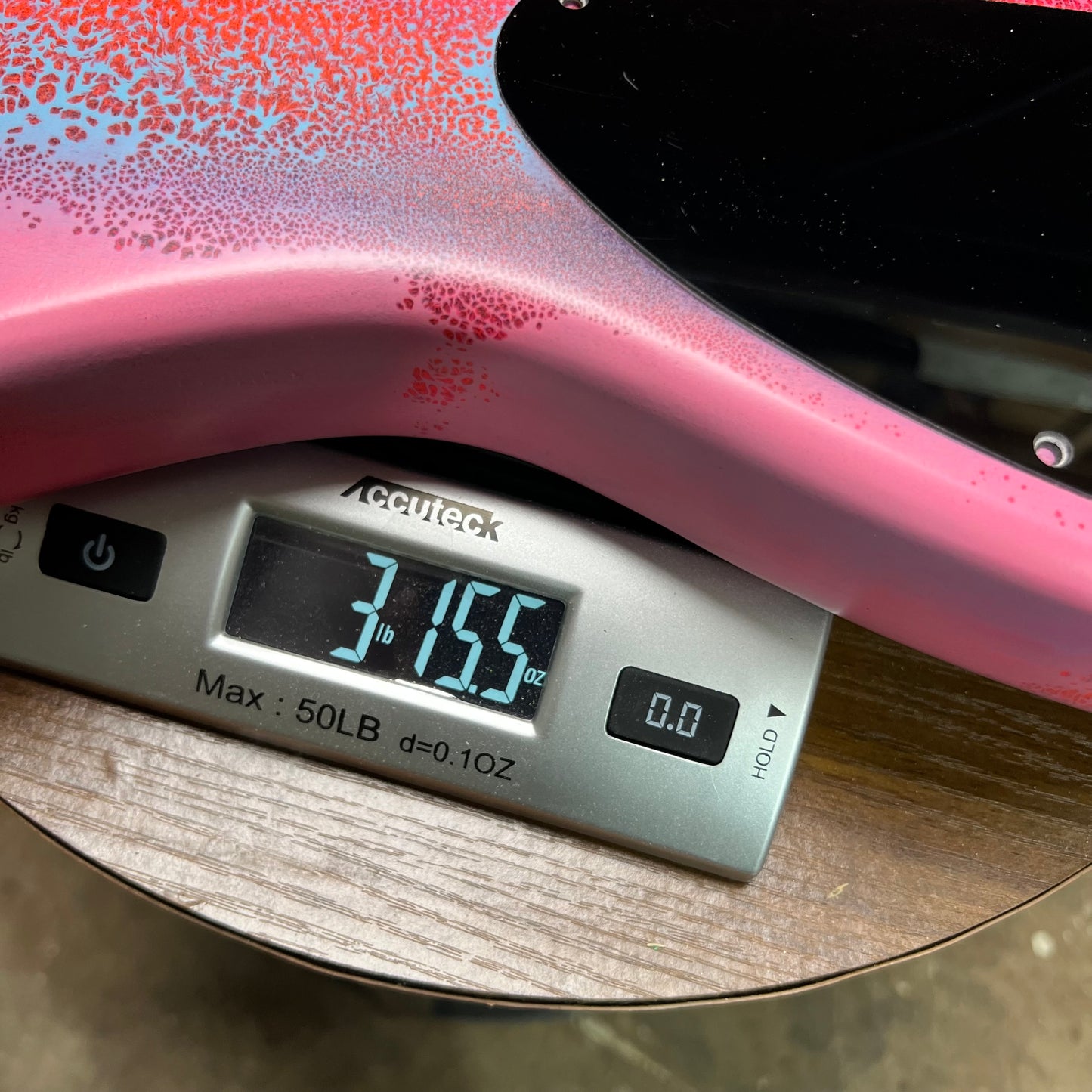 Warmtone Custom Guitars Strat Guitar Body 1 PC Alder “Fish”