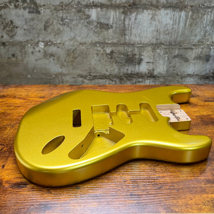 Warmtone Custom Guitars Strat Guitar Body “Hss Gold” Nitro