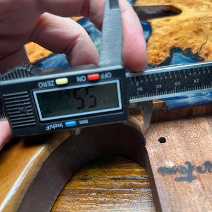 Warmtone Custom Guitars Burl Epoxy Resin Tele Body “Leopard”