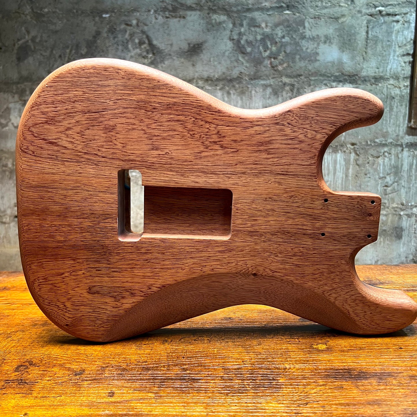 Warmtone Custom Guitars Strat Guitar Body “Lake Placid” Resin Pour