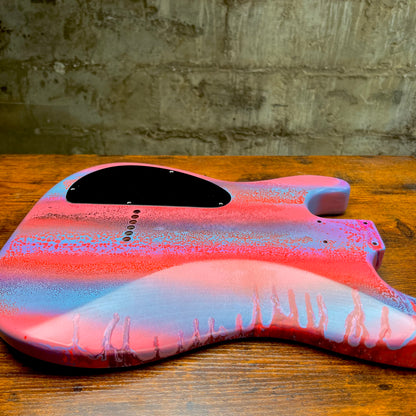 Warmtone Custom Guitars Strat Guitar Body 1 PC Alder “Fish”