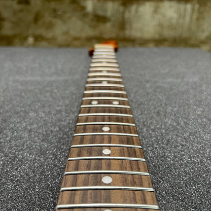 Golden Brown Roasted Flamed Maple Tele Style Neck #43