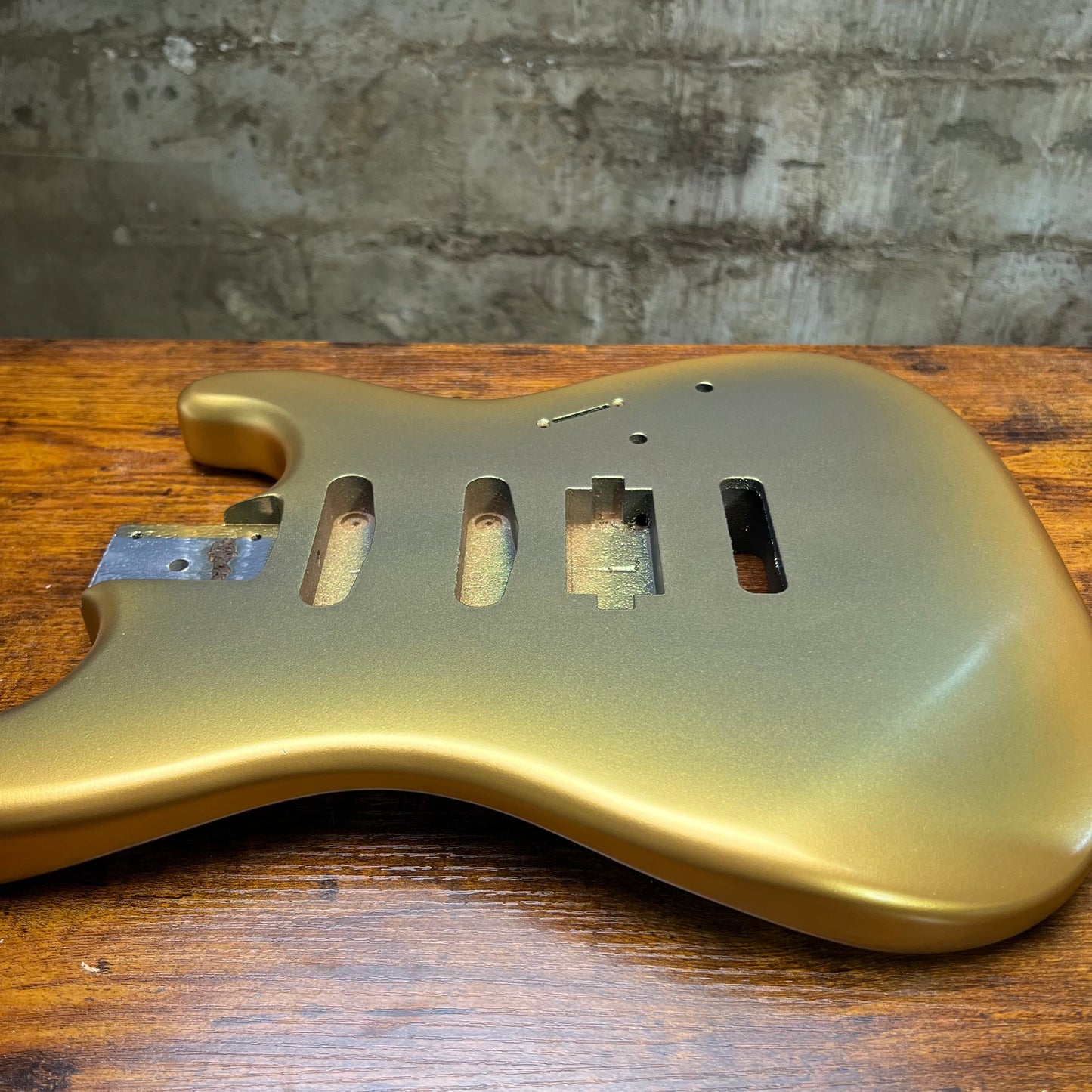 Warmtone Custom Guitars HSS Strat Guitar Body “Golden Burst”