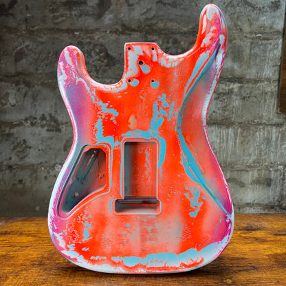 Warmtone Custom Guitars Strat Guitar Body “Bahamas Relic”