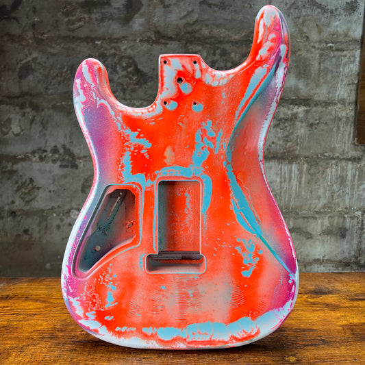 Warmtone Custom Guitars Strat Guitar Body “Bahamas Relic”