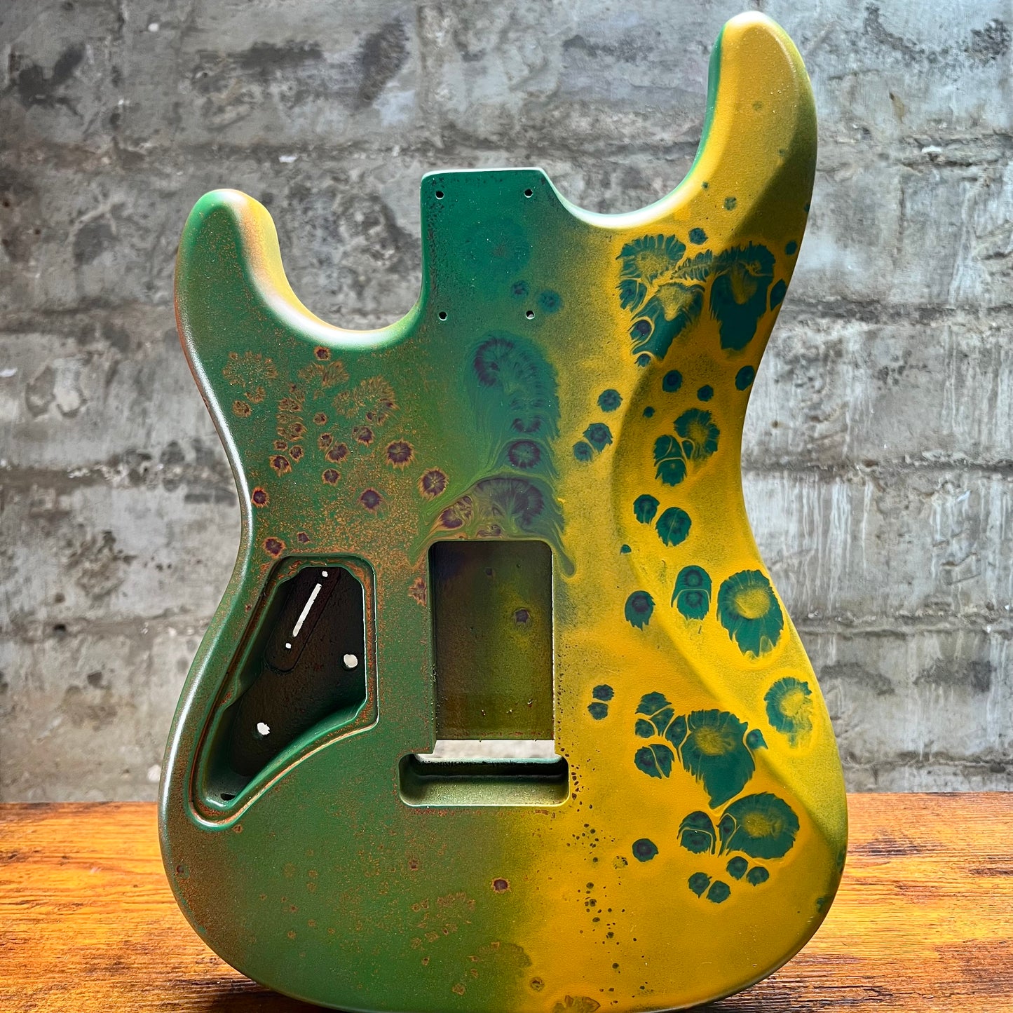 Warmtone Custom Guitars Strat Style Guitar Body “Growths” 4.6 lbs