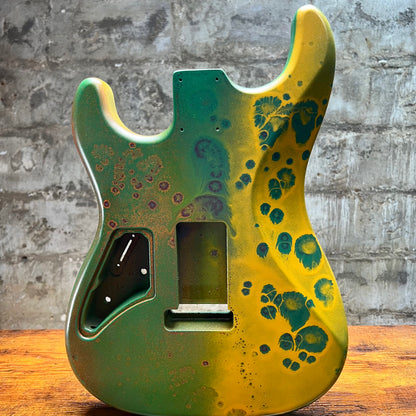 Warmtone Custom Guitars Strat Style Guitar Body “Growths” 4.6 lbs