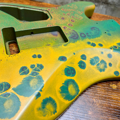 Warmtone Custom Guitars Strat Style Guitar Body “Growths” 4.6 lbs